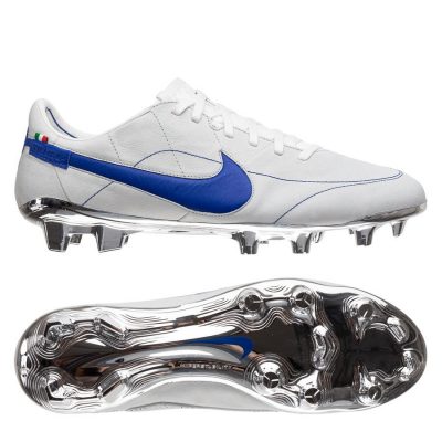 Nike Tiempo Legend 9 Elite FG Made in Italy - Wit/Blauw/Zilver LIMITED EDITION
