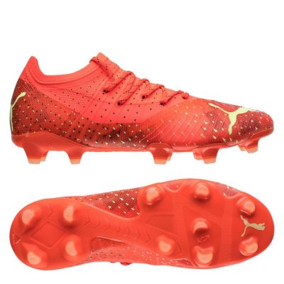 PUMA Future 2.4 Fg/ag Fearless - Rood/groen/zwart/rood - Kunstgras (Ag) / Natuurgras (Fg), maat 39