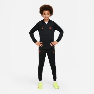 Paris Saint-germain Trainingspak Dri-fit Strike Jordan x Psg - Zwart/rood Kinderen - Nike, maat M: 137-147 cm