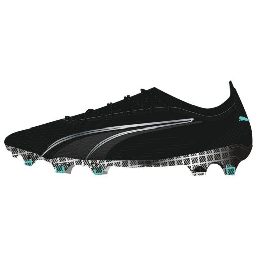 Ultra Ultimate Fg/ag PUMA Black-PUMA White-elektro Aqua, maat 42