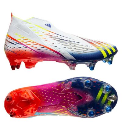 adidas Predator Edge + SG Al Rihla - Wit/Geel/Blauw