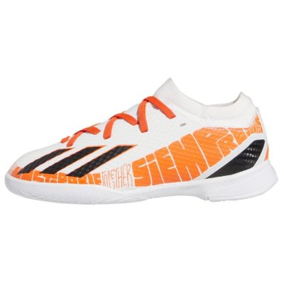 adidas X Speedportal Messi .3 In Balon Te Adoro - Wit/zwart/rood Kinderen - Indoor (Ic), maat 33½