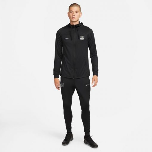 Barcelona Trainingspak Dri-fit Strike - Zwart/grijs - Nike, maat Large