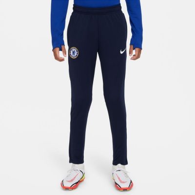 Chelsea Trainingsbroek Dri-FIT Strike - Navy/Wit Kinderen