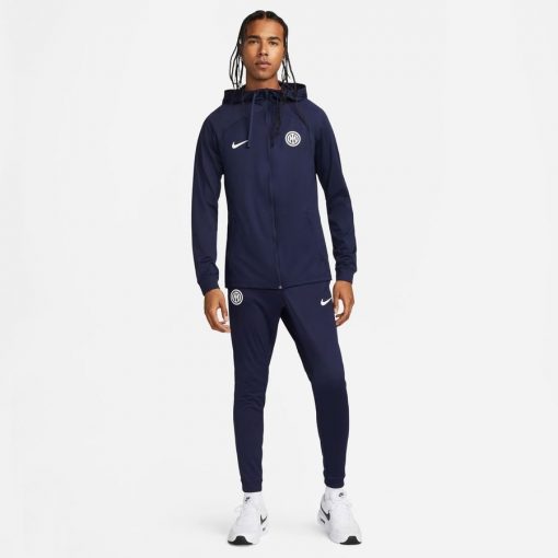 Inter Trainingspak Dri-fit Strike - Blauw/wit - Nike, maat Small