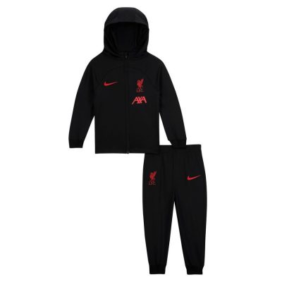 Liverpool Trainingspak Dri-fit Strike - Zwart/donkerrood Kinderen - Nike, maat 24-36 months