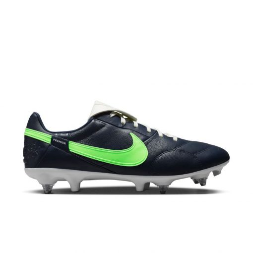 Nike Premier Lll Sg-pro Anti-clog - Navy/groen/wit - Soft Ground (Sg), maat 43