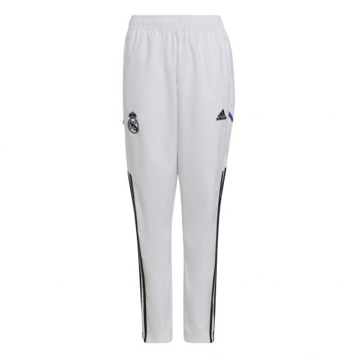 Real Madrid Trainingsbroek Presentation - Wit Kinderen - adidas, maat 164 cm