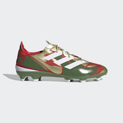 adidas Gamemode Fg/ag Iconic Footballs - Goud/wit/groen - Kunstgras (Ag) / Natuurgras (Fg), maat 37⅓