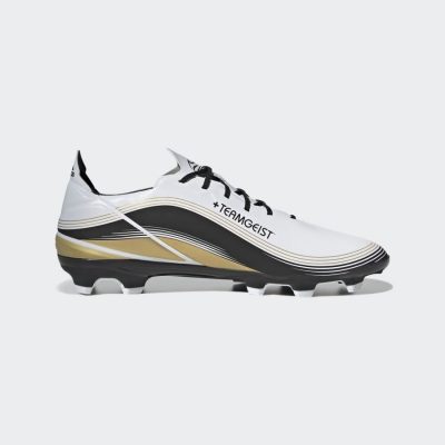 adidas Gamemode Fg/ag Iconic Footballs - Wit/goud/zwart - Kunstgras (Ag) / Natuurgras (Fg), maat 42
