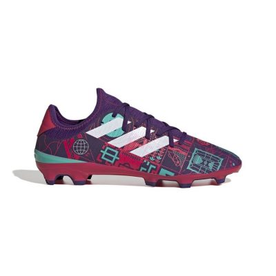 adidas Gamemode Knit Fg/ag - Paars/wit/rood - Kunstgras (Ag) / Natuurgras (Fg), maat 36⅔