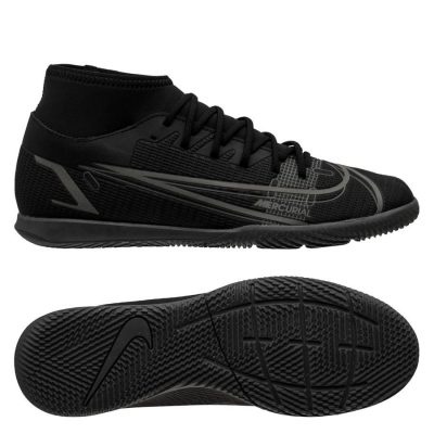 Nike Mercurial Superfly 8 Club Ic Renew - Zwart/grijs - Indoor (Ic), maat 38½