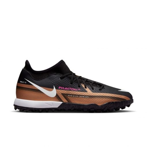 Nike Phantom Gt 2 Academy Df Tf Generation - Metallic Copper/wit/zwart - Turf (Tf), maat 46