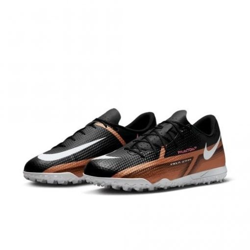 Nike Phantom Gt 2 Club Tf Generation - Metallic Copper/wit/zwart - Turf (Tf), maat 36