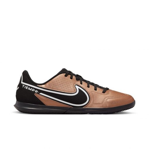 Nike Tiempo Legend 9 Club Ic Small Sided - Metallic Copper/wit/rood - Indoor (Ic), maat 44