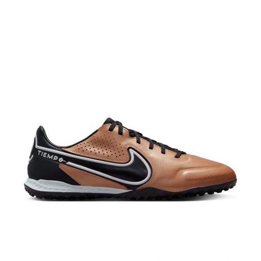 Nike Tiempo React Legend 9 Pro Tf Small Sided - Metallic Copper/wit/rood - Turf (Tf), maat 42