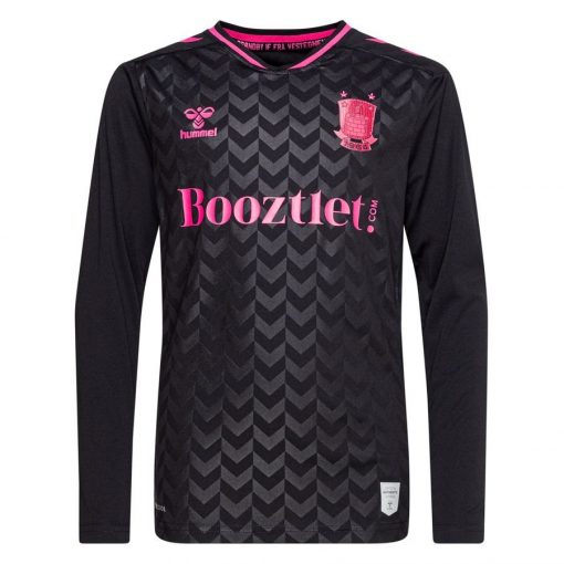 Brondby If Keepersshirt 2022/23 Kinderen Lange Mouwen - Hummel, maat 128 cm