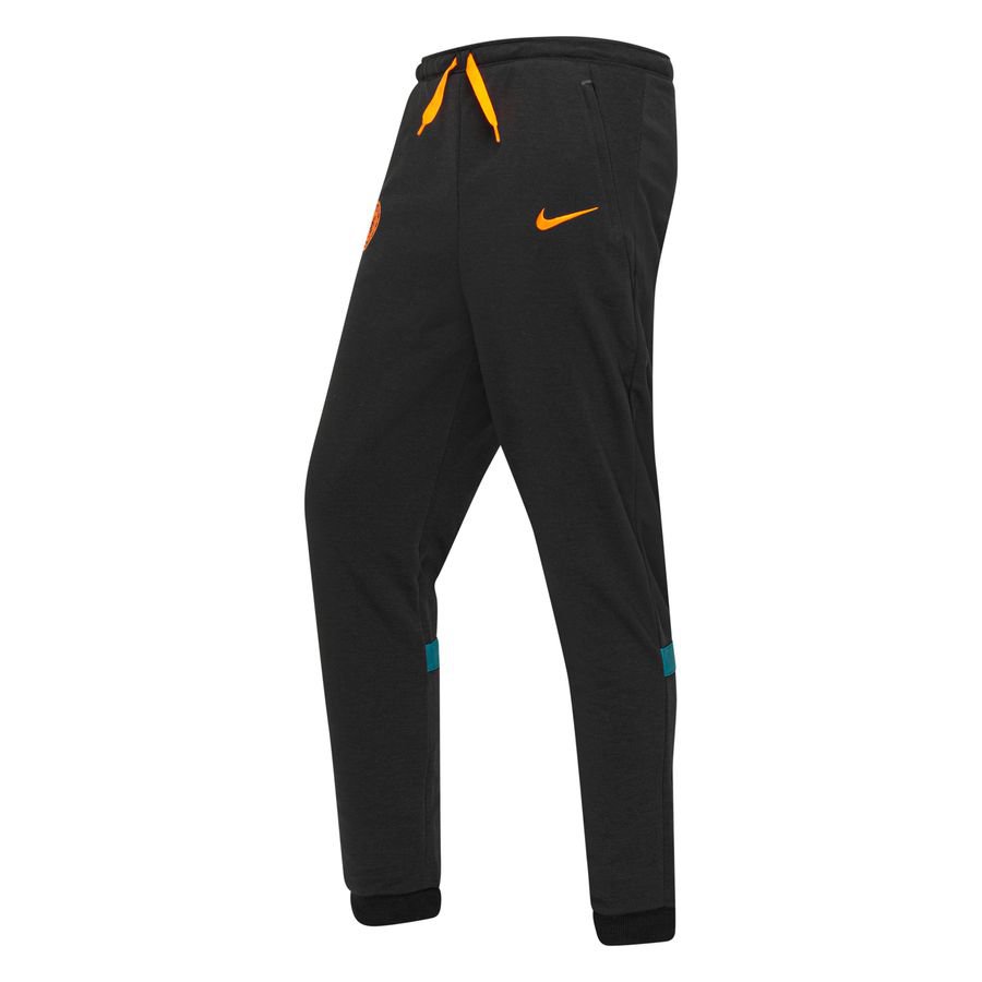 Chelsea Trainingsbroek Dri FIT Fleece Zwart Oranje Kids De Voetbalschoenen Expert