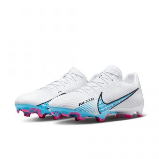 Nike Air Zoom Mercurial Vapor 15 Academy Mg Blast - Wit/blauw/roze - Kunstgras (Ag) / Natuurgras (Fg), maat 43