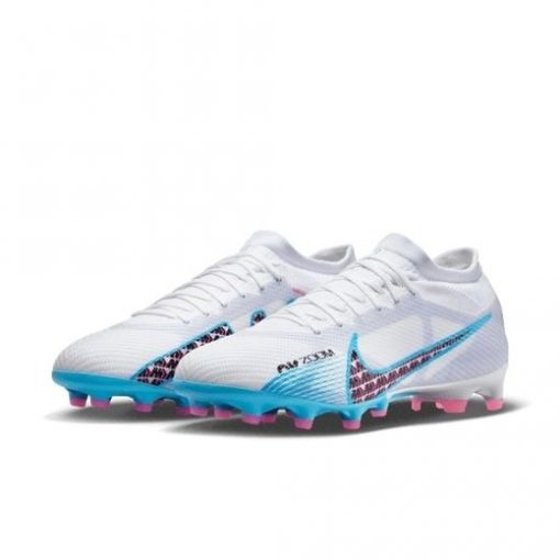 Nike Air Zoom Mercurial Vapor 15 Pro Ag-pro Blast - Wit/blauw/roze/indigo Haze - Kunstgras (Ag), maat 40½