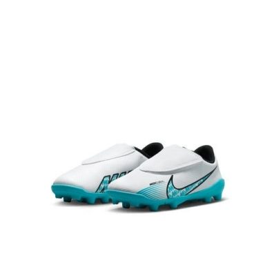 Nike Mercurial Vapor 15 Club Velcro Mg Blast - Wit/blauw/roze Kinderen - Kunstgras (Ag) / Natuurgras (Fg), maat 30