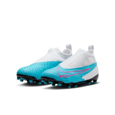 Nike Phantom Gx Academy Df Mg Blast - Blauw/roze/wit/blauw Kinderen - Kunstgras (Ag) / Natuurgras (Fg), maat 34