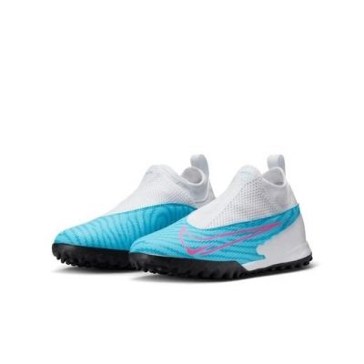 Nike Phantom Gx Academy Df Tf Blast - Blauw/roze/wit/blauw Kinderen - Turf (Tf), maat 37½