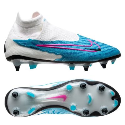 Nike Phantom Gx Elite Df Sg-pro Promo Blast - Blauw/roze/wit/blauw - Soft Ground (Sg), maat 38½