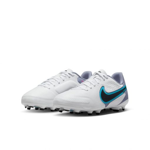 Nike Tiempo Legend 9 Academy Mg Blast - Wit/zwart/blauw/roze Kinderen - Kunstgras (Ag) / Natuurgras (Fg), maat 38½