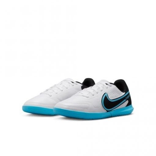 Nike Tiempo Legend 9 Club Ic Blast - Wit/zwart/blauw/roze Kinderen - Indoor (Ic), maat 35½