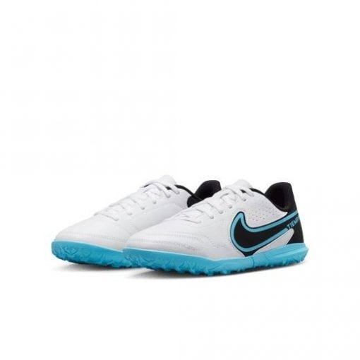 Nike Tiempo Legend 9 Club Tf Blast - Wit/zwart/blauw/roze Kinderen - Turf (Tf), maat 33