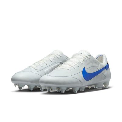 Nike Tiempo Legend 9 Elite SG-PRO Anti-Clog Made in Italy - Wit/Blauw/Zilver LIMITED EDITION