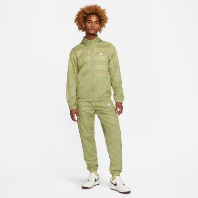 Nike Trainingspak NSW Club Lined Woven - Groen/Wit