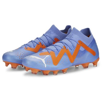 PUMA Future Match Fg/ag Supercharge - Blauw/wit/oranje Vrouw - Kunstgras (Ag) / Natuurgras (Fg), maat 37½