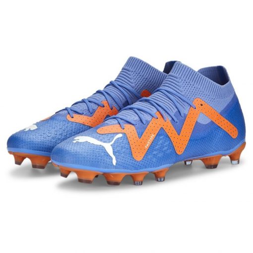 PUMA Future Pro Fg/ag Supercharge - Blauw/wit/oranje - Kunstgras (Ag) / Natuurgras (Fg), maat 42½