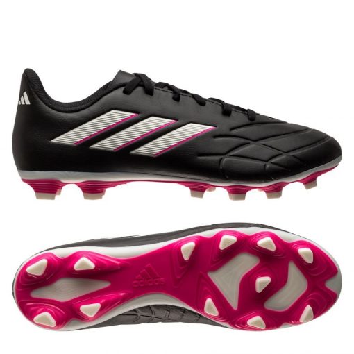 adidas Copa Pure .4 Fg Own Your Football - Zwart/zilver/roze - Natuurgras (Fg), maat 46