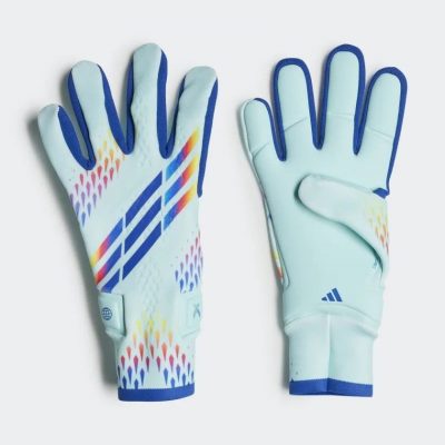 adidas Keepershandschoenen X Speedportal Pro Al Rihla - Turquoise/Geel/Blauw
