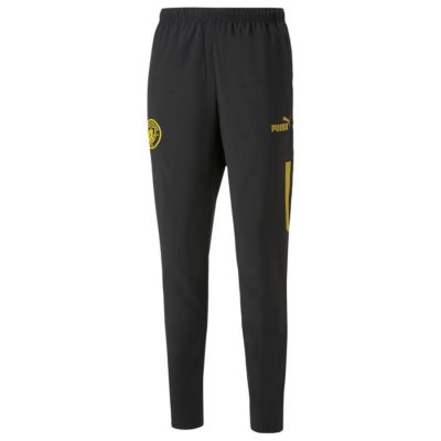 Manchester City Trainingsbroek Pre Match Woven - Zwart/Geel