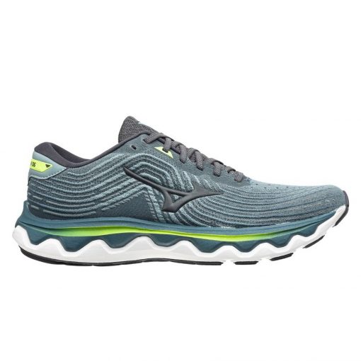 Mizuno Hardloopschoenen Wave Horizon 6 - Blauw/Grijs/Groen