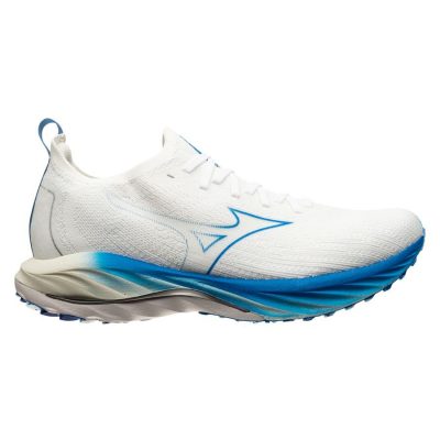 Mizuno Hardloopschoenen Wave Neo Wind - Wit/Blauw