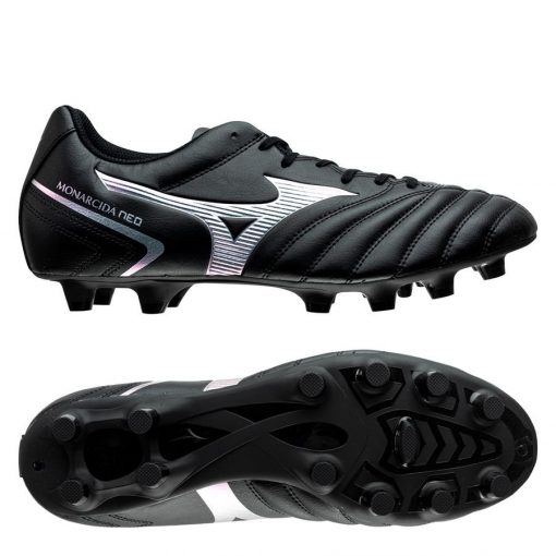 Mizuno Monarcida Neo II Select FG Dark Iridium - Zwart/Iridescent