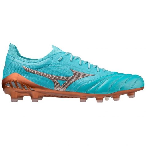 Mizuno Morelia Neo III Beta Made in Japan FG Azure Blue - Blauw/Zilver