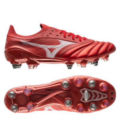 Mizuno Morelia Neo lll Beta Elite SG - Rood/Wit