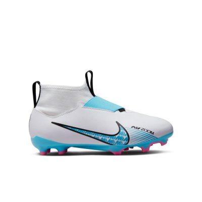 Nike Air Zoom Mercurial Superfly 9 Academy Mg Blast - Wit/blauw/roze Kinderen - Kunstgras (Ag) / Natuurgras (Fg), maat 36½
