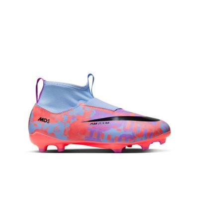 Nike Air Zoom Mercurial Superfly 9 Academy Mg Dream Speed 6 - Blauw/zwart/paars Kinderen - Kunstgras (Ag) / Natuurgras (Fg), maat 33½