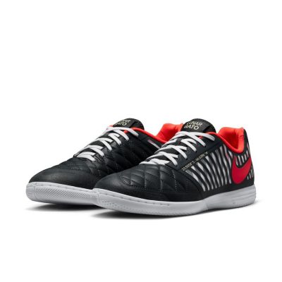 Nike Lunargato Ii Ic Small Sided - Grijs/rood/goud - Indoor (Ic), maat 39