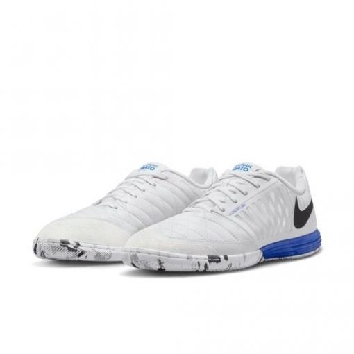 Nike Lunargato Ii Ic Small Sided - Wit/zwart/blauw - Indoor (Ic), maat 40½