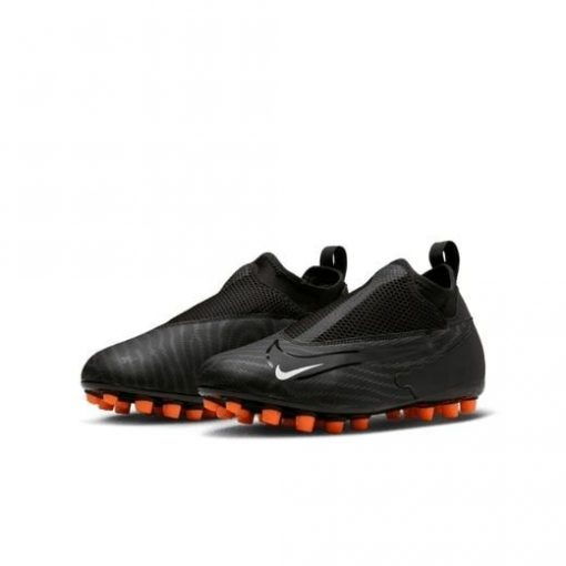 Nike Phantom Gx Academy Df Ag Black Pack - Zwart/wit/grijs Kinderen - Kunstgras (Ag), maat 36½