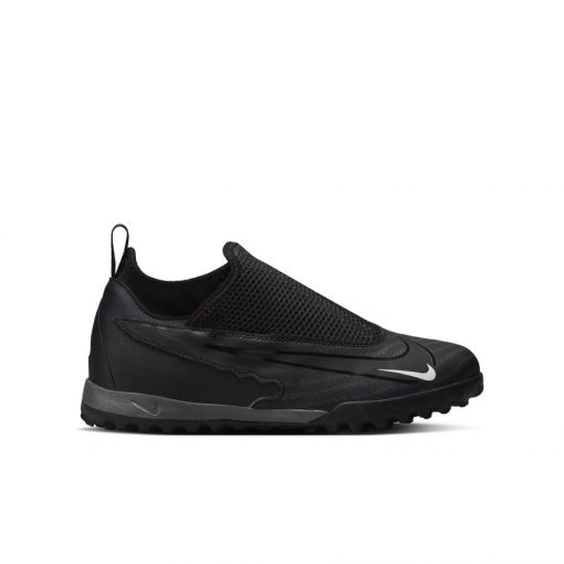 Nike Phantom Gx Academy Df Tf Black Pack - Zwart/wit/grijs Kinderen - Turf (Tf), maat 33