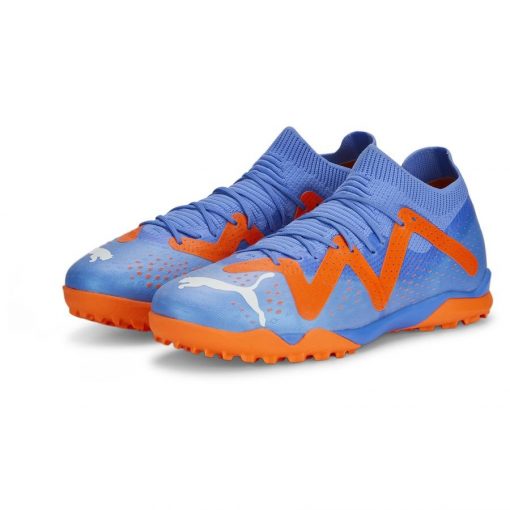 PUMA Future Match Tt Supercharge - Blauw/wit/oranje Vrouw - Turf (Tf), maat 37